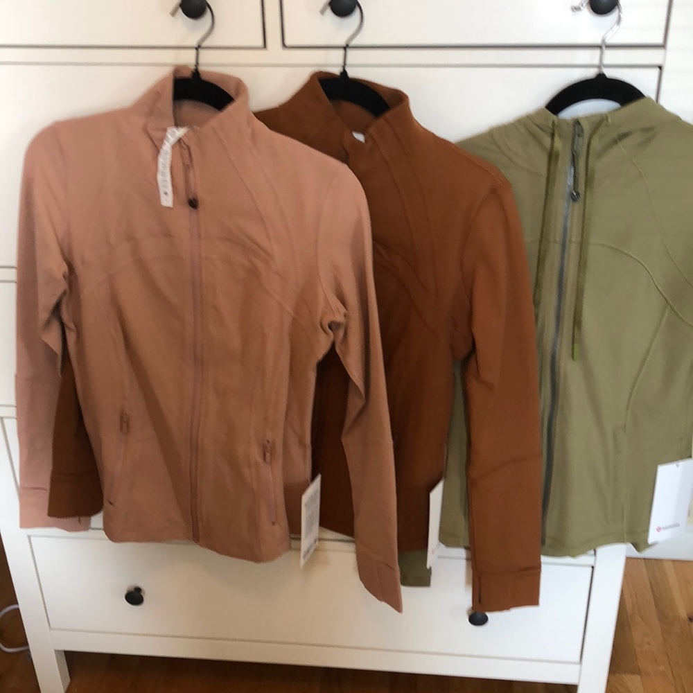 Bundle of 3 earth tone Define jackets NWT